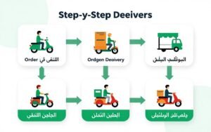 عملية التوصيل خطوة بخطوة في الإمارات