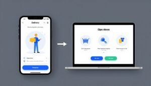 عملية حجز خدمة التوصيل السهلة