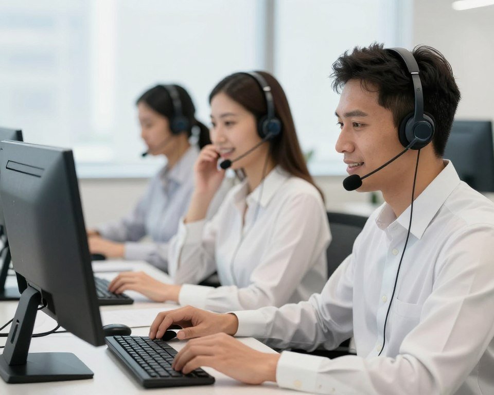 فريق خدمة العملاء في شركة الليث للتوصيل