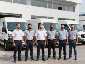 فريق عمل شركة الليث للتوصيل المحترف