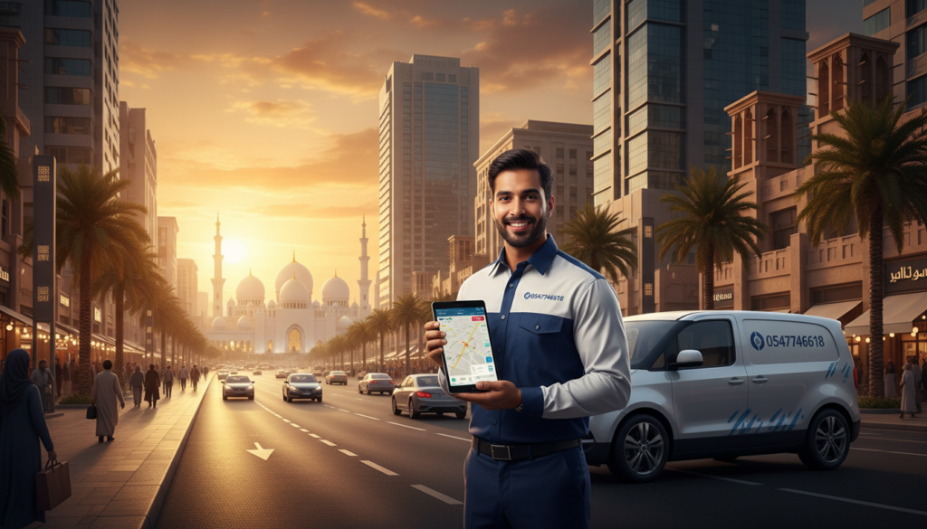 أفضل خدمة توصيل في أبوظبي