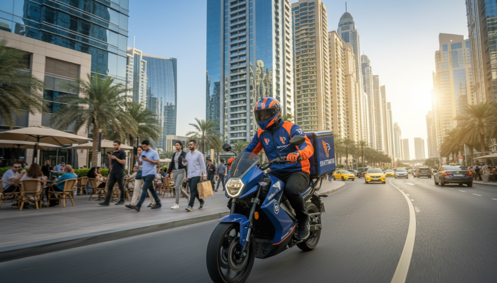 توصيل الطلبات السريع في دبي