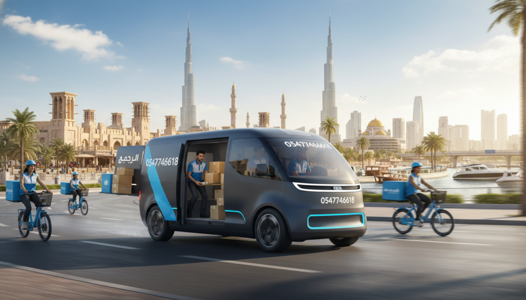 توصيل سريع الإمارات السبع
