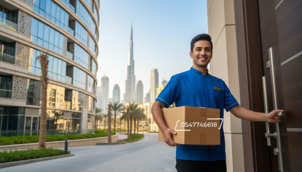 خدمة توصيل من الباب للباب