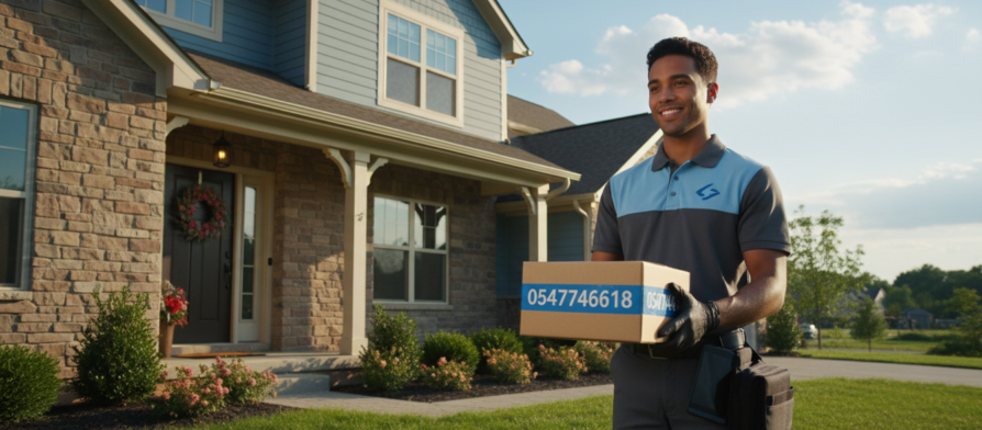 خدمة توصيل من الباب للباب