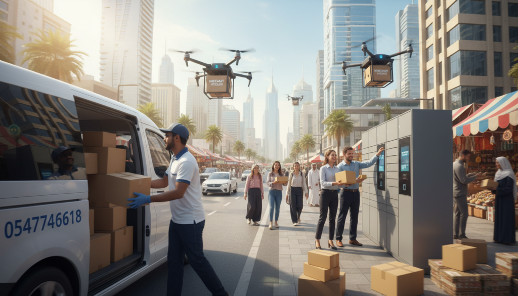 خيارات الشحن الداخلي في الإمارات