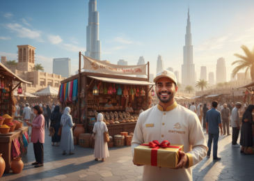 مندوب توصيل في الإمارات